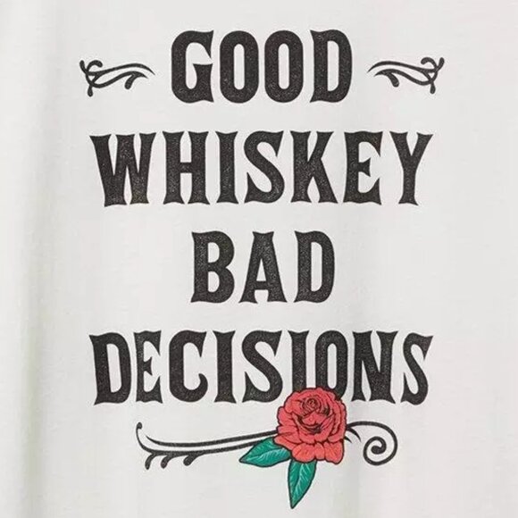 ❤️NWT VINTAGE TORRID GRAPHIC TEE - GOOD WHISKEY COCKTAIL - PLUS SIZE - Picture 2 of 16